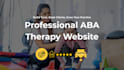design aba therapy website, therapy website on wix