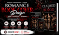 create stunning fantasy and dark book romance ebook covers professional kindle