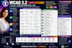 do wcag 2 2 accessibility audit, technical remediation, and vpat documentation