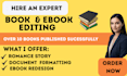 format edit and design professional author website