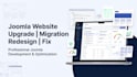 redesign joomla websites, migrate wordpress, and customize yootheme pro template