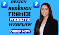 create framer website,  webflow website, figma to framer, responsive webflow