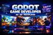 create a complete 2d godot game for you