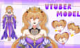 design anime vtuber avatar live2d rig vtube studio model vtuber commission
