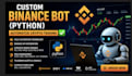 build python crypto trading bot for binance bybit  mecc api strategy