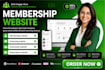 build membership website subscription website community website