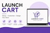 design launch cart website