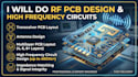 rf pcb design, transceiver layout, antenna, multilayer layout high frequency pcb