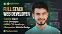 do full stack website development using PHP laravel HTML CSS