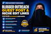 do manual blogger outreach and guest posting