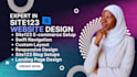 build a responsive site123 website fix and optimize page