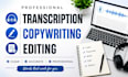 provide high quality writing and proofreading