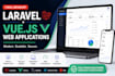 do laravel project, with vuejs as frontend
