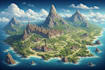 create a fantasy map for you