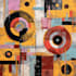 create abstract geometric digital art
