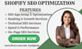 do shopify SEO optimization using plugin booster tinymg avada se owill se olab