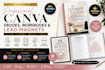 design canva lead magnet, workbook, ebook, canva editable