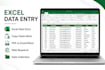 do accurate data entry, excel data cleaning and copy paste work