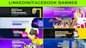 create perfect youtube, linkedin, facebook, twitter covers