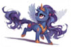 draw cute pony character illustration