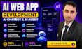 develop ai website ai chatbot ai mobile app ai agent and ai web app