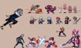 do pixel art animation sprite sheet rpg pixel art nsfw pixel art sprite sheet