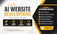 develop a custom ai website, ai saas, and ai software application