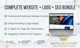 design a complete wordpress with logo and SEO
