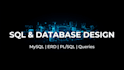 design sql database, write queries and solve dbms problems