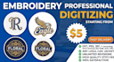 professionally digitize your logo for embroidery