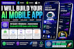 build ai app flutter mobile app development, android ios, saas ai app creation
