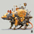 create custom mecha robot art