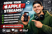 grow your apple  streams with organic promotion