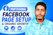 setup and optimize a professional facebook page