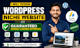 design a wordpress niche website with guaranteed google adsense approval
