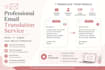 improve and translate your emails professionally
