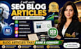 write SEO optimized blog articles with ai assistance and human editing