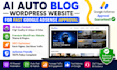 create ai auto blog wordpress website for fast google adsense approval