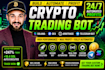 build automated crypto trading bot, arbitrage bot, solana sniper bot, telegram b