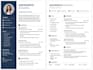 design a professional resume and CV in canva