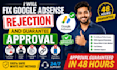 fix google adsense rejection and guarantee approval in 48 hours