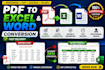 pdf to excel and word conversion