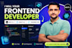build modern saas frontend using next js react js tailwind and shadcn UI