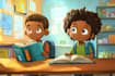 digitally paint colourful children book illustrations