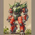 draw a mecha and robot art