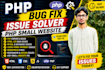 fix PHP bugs, errors and create simple PHP websites
