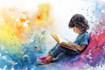 create magical children storybook art illustration