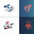 design an abstract and modern logo