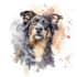 create a custom watercolor pet portrait