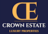 design luxury realtor logo with crown monogram